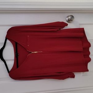 Roz & Ali zip front top